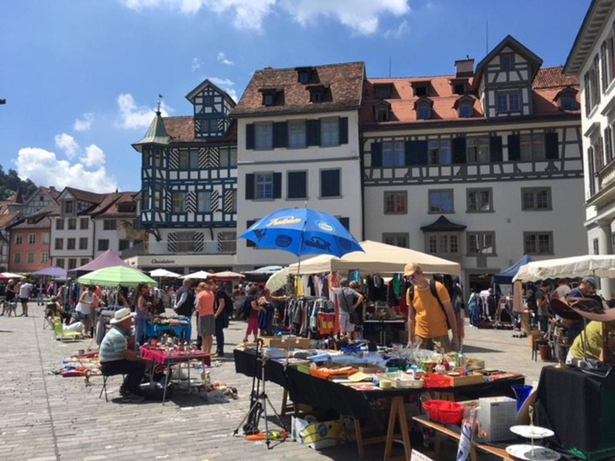 2 Zimmer Mit Balkon, Zentrale Ruhige Lage St. Gallen Ngoại thất bức ảnh